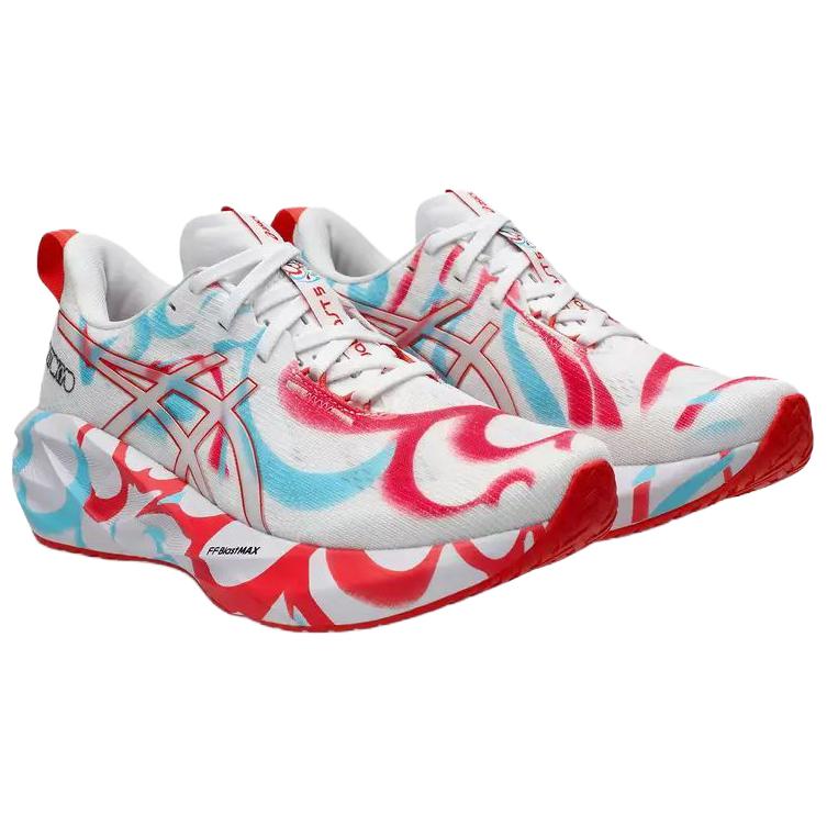 Asics Женские кроссовки Novablast 5 Tokyo Marathon Белый Коралловый риф 1012B888-100
