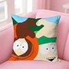 Funny SSouth ParksS Anime Celebrity Merchandise AllMatch Printed Pillow Case Sofa Car Office Room Decoration Protector