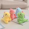 Lovely Dinosaur Stuffed Doll Cartoon Animal Keychain Plush Toy for Kids Home Decor