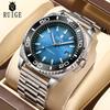 Men's Fully Automatic Mechanical Watches Calendar Stainless Steel Fashion Men's Night Light Waterproof Watch