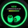 Interior Stickers 4PCS Luminous Car Tire Valve Caps Fluorescent Night Glow Decor For Lexus F-SPORT ES RX NX LS UX LM LX GX LC RZ ysbn77