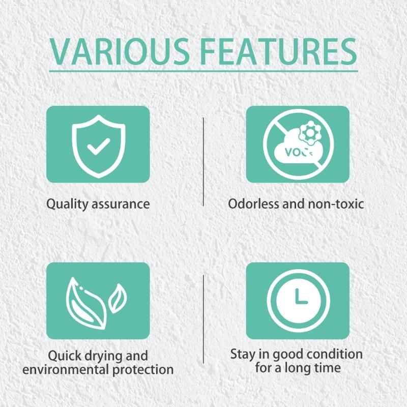 Крем для ремонта стен Заплатки для гипсокартона Ремонтные пасты Профессиональное решение для ремонта поврежденных стен, заделки дыр 100 г/бутылка Пасты