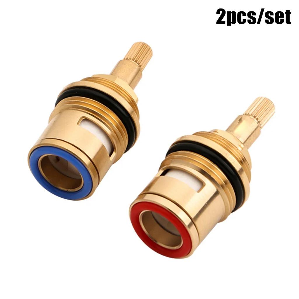Bathtub Faucet Cartridge 3/4 Ceramic Valve Core Hot Cold Water Replacement Filter Quarter Turn Mixer Tap Bathroom Accessories