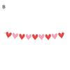 1 компл.. День святого Валентина, подвеска в виде баннера с сердцем и надписью BE MINE, красное и розовое бумажное подвесное украшение в виде флага, украшение для праздничной вечеринки, сделай сам, композиция сцены