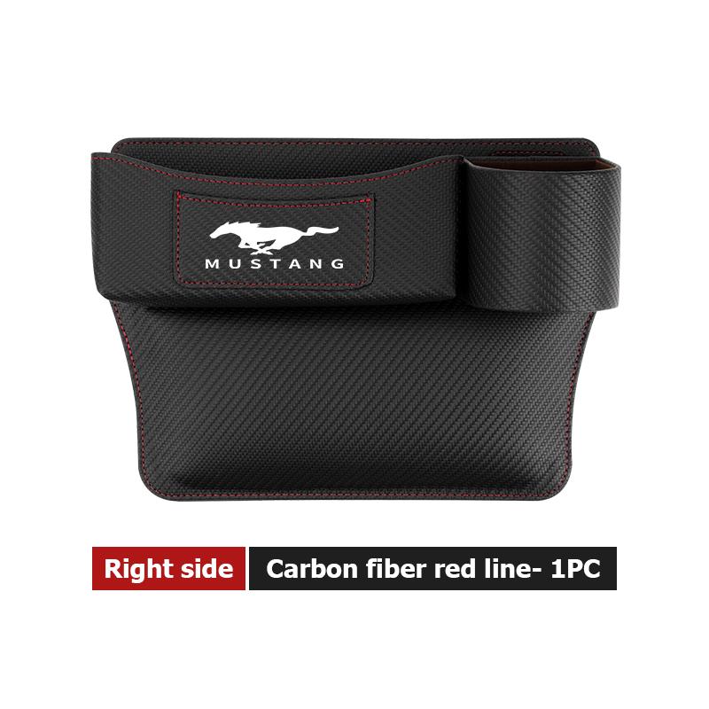 Leather Car Seat Gap Water Cup Holder Box Storage Bag For Ford Escape Ecosport Fusion Explorer Expedition Taurus