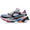 Li Ning CF Tracing Массивные кроссовки Унисекс Низкие Белый/Черный/Синий AGCP181-1