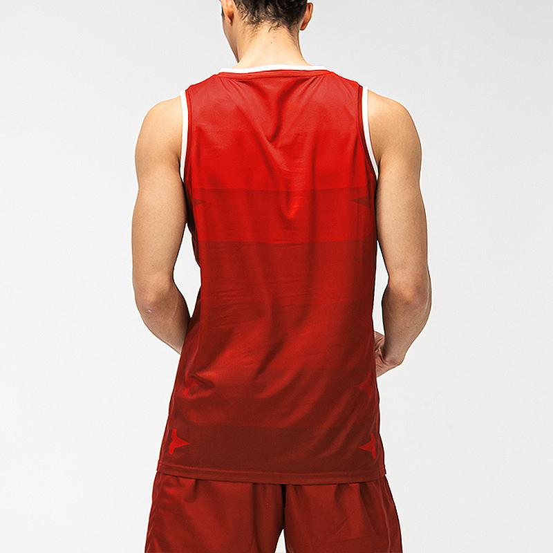 Under Armour Баскетбольные майки мужские красные умеренные прямого кроя 21500106-600