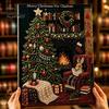 Праздничные DIY Украшения Рождественский набор для рисования искусственным жемчугом, Санта и Олень Наборы для расслабляющего хобби 3D Ангел Набор для настенного творчества для взрослых, Праздничный декор для дома