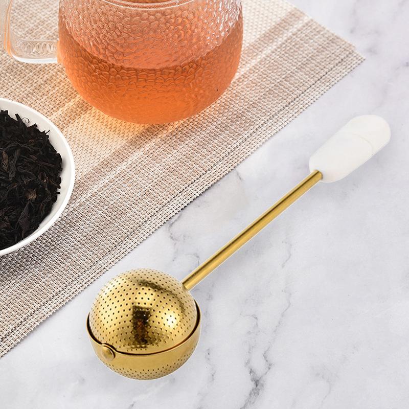 New Stainless Steel Mesh Tea Ball Infuser Loose Leaf Tea Steeper Strainers Reusable Tea Infuser For Loose Tea Coffee Powder