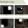 1 Pack 100% Blackout Curtain Fabric, thermal insulated, privacy-protective and fully light-blocking, easy to install and cut