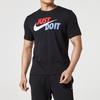 Nike Just Do It Large Logo Print Casual Sports Short Sleeve T-Shirt Men Tops Black AR5007-010