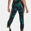 Under Armour Project Rock Printed Compression Capri Брюки женские низы бирюзовый 1377954-722