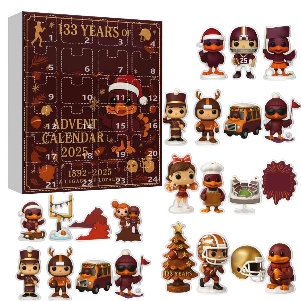 2D Адвент-календарь включает 24 адвент-календаря, календарь обратного отсчета и коллекционные сюрпризы