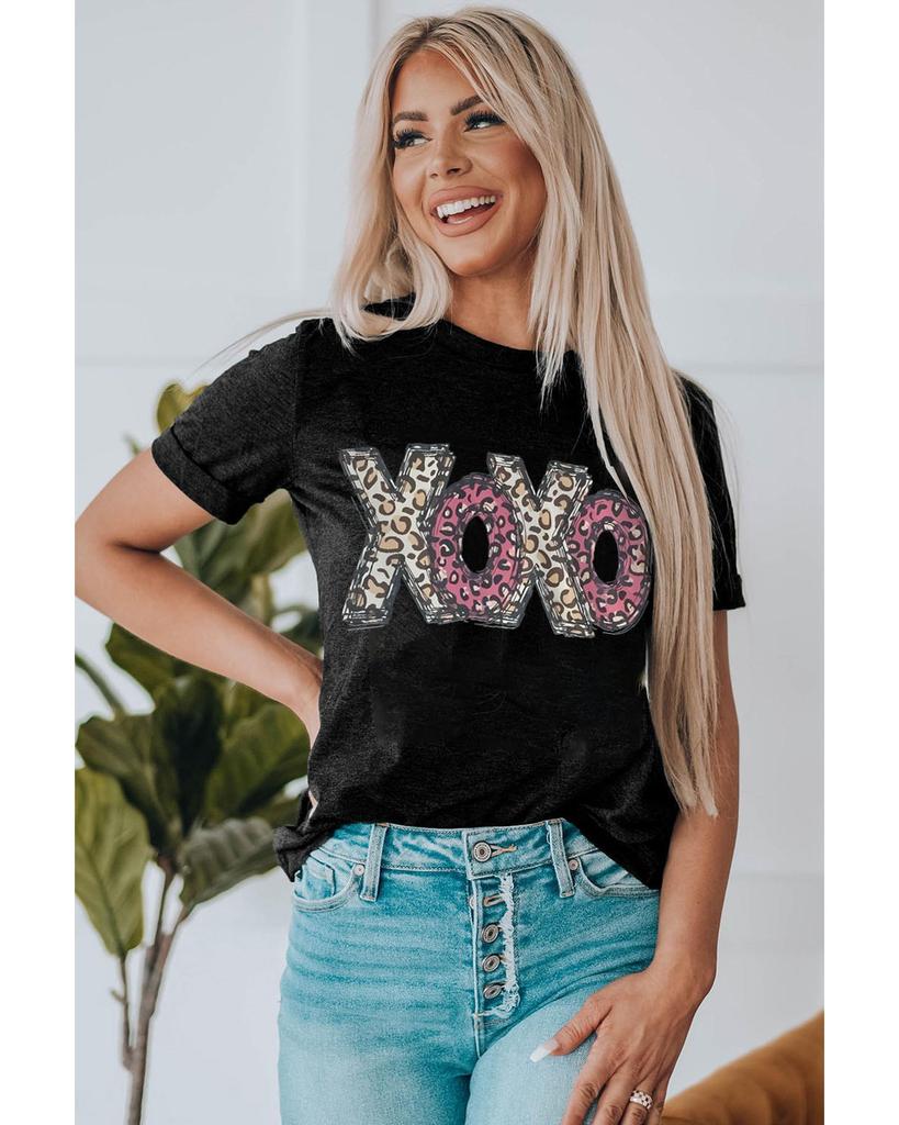 Azura Exchange Футболка с леопардовым принтом