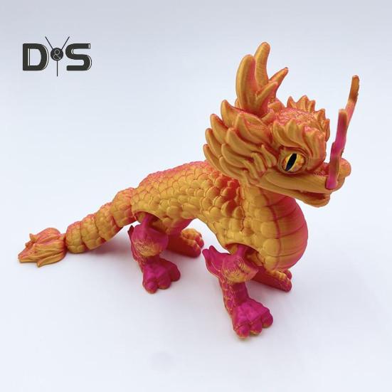 3D-печатная фигурка дракона, реквизит для фотосъемки, реалистичная, яркая, цветная, мини-статуя дракона, игрушка-фиджет для взрослых и детей
