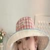 Шляпа рыбака на шнуровке, клетчатая шляпа для защиты от солнца, высококачественная шляпа от солнца, лето