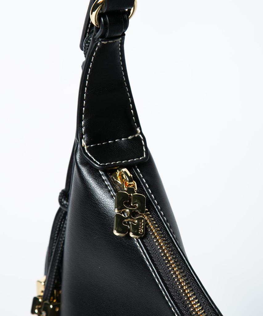 Shoulder Bag A5677 5893 LARGE HOBO BLACK [Gunny] Women's [Item]