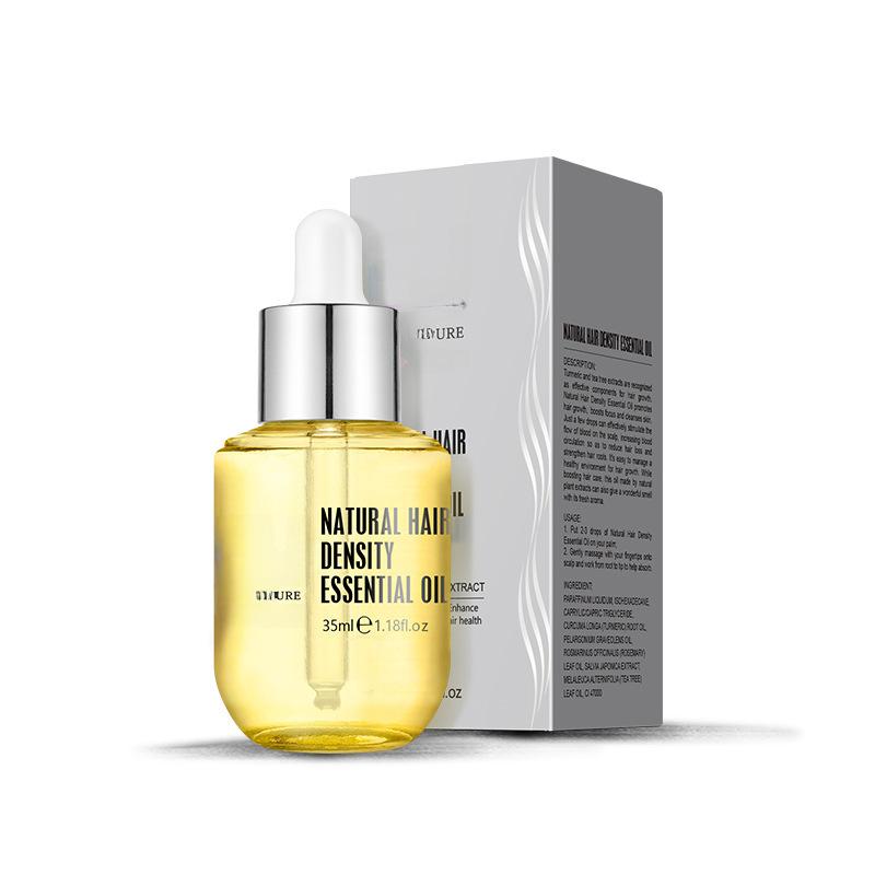 Натуральное масло для роста волос с имбирем, уход за кожей головы, эфирное масло, восстановление волос, питательная сыворотка 35 мл