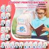 Рюкзак с принтом для студентов