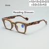 Square Frame Reading Glasses Retro Printing Frame Men Women High-definition Presbyopia Farsighted  Gafas De Lectura Hombre