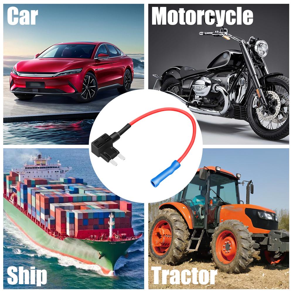 12 В автомобильный держатель предохранителя, адаптер Add-a-Circuit, автомобильный Motri Insurance APM Tap, мини-лезвие, набор микропредохранителей, аксессуары, 5 шт.