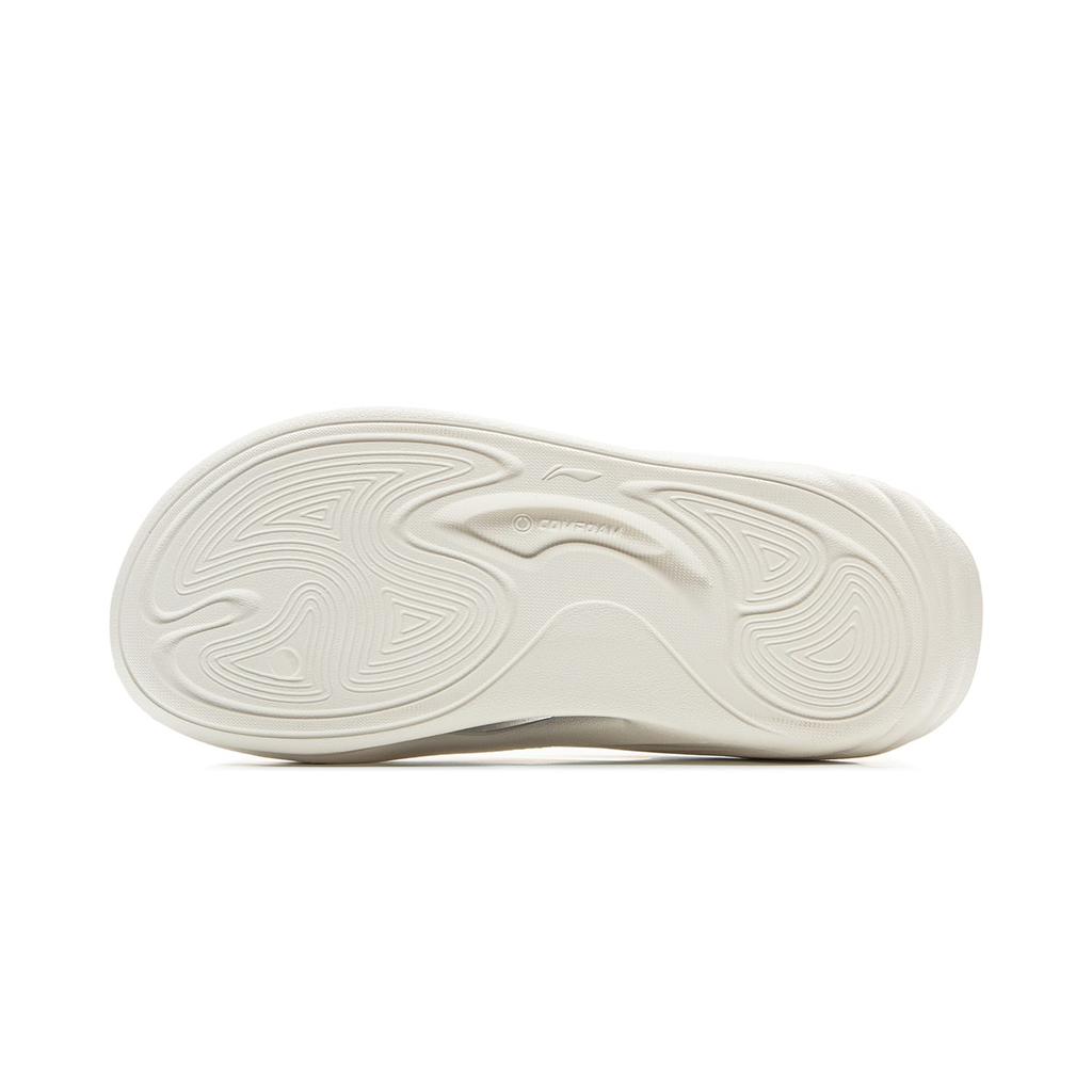 Li Ning МЯГКИЙ ШЛЕПАНЕЦ Нескользящий Износостойкий Шлепанцы-слайдеры Унисекс Белый Черный AGAV009-4