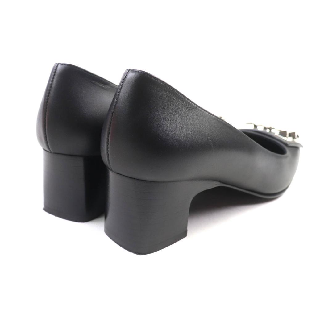 Отличные туфли HERMES черная кожа Женские 37 Б/у