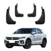 4PCS Car Mud Flaps Splash Guards Mudguards Car Mud Flaps Compatible with VW T-ROC 2017 2018 2019 2020 2021 2022 2023