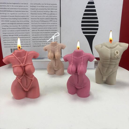 Эпоксидная форма, термостойкая форма для украшения, долговечная, прочная форма для свечей в форме человека для вечеринки