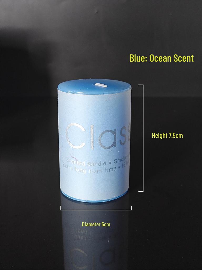 Набор из 3 ароматерапевтических свечей с подсвечниками – Бездымные, ароматные, идеальны для экстренных ситуаций или романтических случаев.