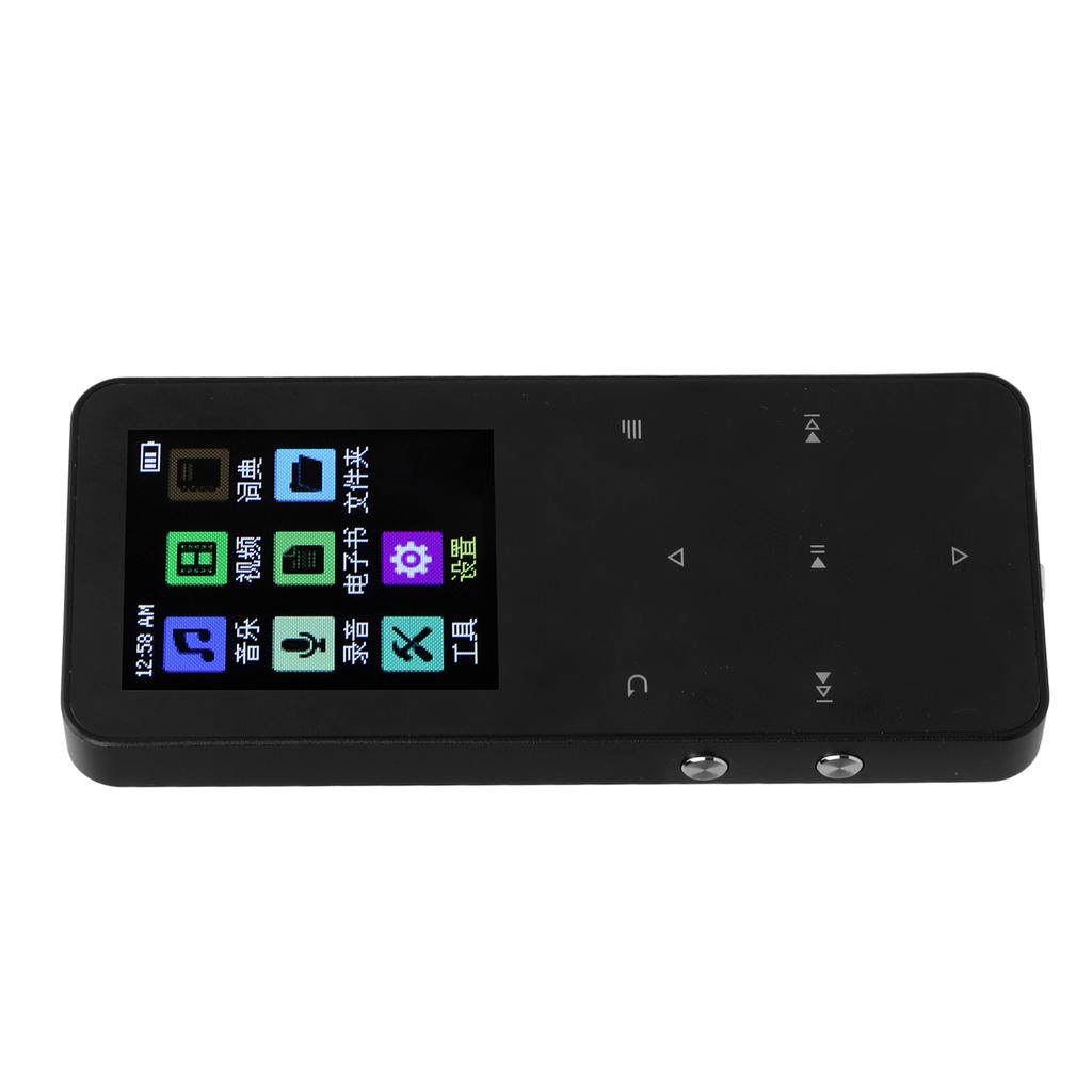 Портативный MP3-плеер с Bluetooth, MP3-плеер Hi-Fi, музыкальный плеер с функцией записи и словарем для обучения