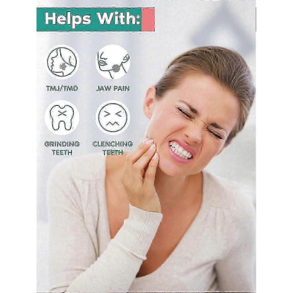 TMJ Pain Relief Jaw Neck Massager Vibration Heating Therapy Ergonomic Multi-needle Massager for Jaw Neck Pain Relief