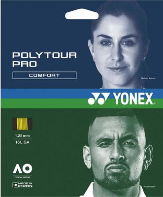 Струна для тенниса YONEX Polytour Pro 125 Flash Yellow PTP125R2, 200м, (557), 1,25 мм,