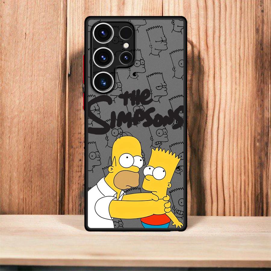 Чехол для телефона "Симпсоны" для Samsung Galaxy S9 S10 Plus S20 S21 S22 S23 S24 S25 Plus Ultra FE fundas case
