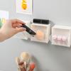 Wall-mounted Storage Box Home Punch-free Flip Storage Box Cosmetic Cotton Swab Stick Head Rope Lipstick Storage Box