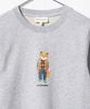 Maison Dressed Fox Regular Sweatshirt Light Grey Melange Kitsuné (LW00309KM0001) Women's [Used]