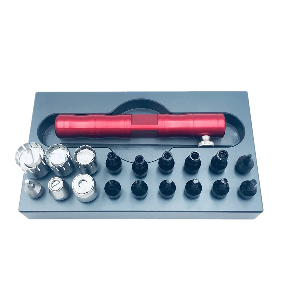 Металлический инструмент для снятия и установки заводной головки часов, насадка для снятия толкателя хронографа, набор инструментов для ремонта корпуса батареи для Rolex +