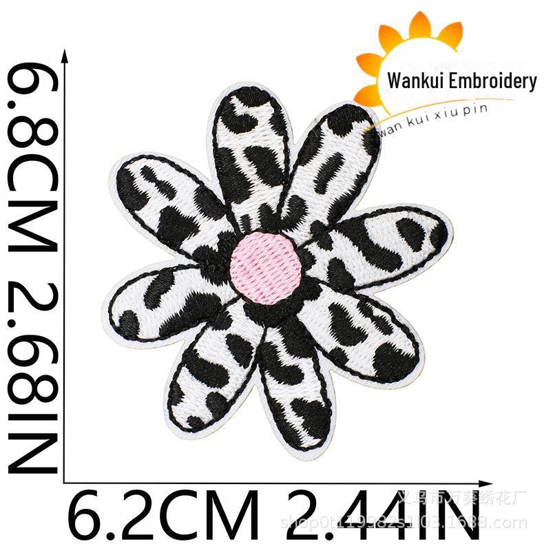 Нашивки с коровьим узором, хвостом русалки, леопардовым принтом и черепахой для украшения одежды и настольной лампы