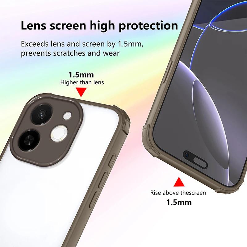 Роскошный прозрачный противоударный бронированный чехол для Tecno Spark 20 20C Spark 40 Pro Plus Прозрачный бампер Жесткая накладка для Tecno Spark 40 4G