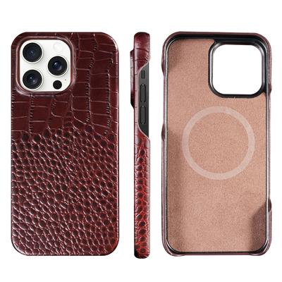 Для Magsafe Case для iPhone 15 16 Pro Max Promax 16Pro 15Pro Натуральная коровья кожа Магнитный протектор Роскошный телефон задняя крышка