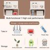 WiFi Router Storage Box Wall Mount Wooden Router Shelf Organizer Power Strip Cable Management Hider Rack for Modem Cable Router Cover