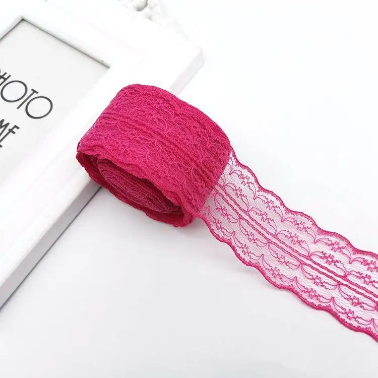 10 метров/рулон 4,5 см Красная Черная Синяя Вышивка Кружевная Лента DIY Одежда Швейная Ткань Свадьба Рождество Хэллоуин Подарок Украшение