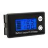 LCD Battery Meter 2Wire Percentage Battery Voltage Meter for Lithium  Acid Battery 768V(Blue Digital Backlight )