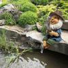Funny Mini Garden Gnome Statue Fishing Dwarf Elf Figurines Front Porch Outdoor Ornaments Home Decor Modern Art DIY Crafts Garden
