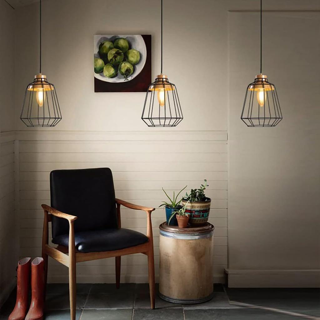 Zohadtak LED Chandelier Bulbs, 4W, E17 Base, 40W Equivalent, Brown, Engine Bulb, 2700K Warm White, 480lm, Clear Filament Bulb, Candle-Shaped, Retro