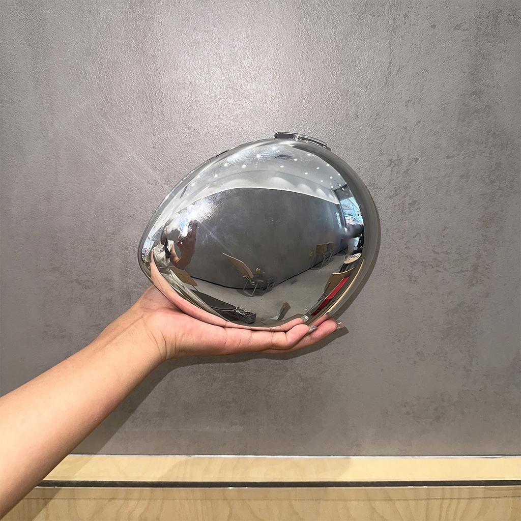 Niche Design металлическая акриловая женская сумка через плечо изысканная модная обеденная сумка в форме гусиного яйца через плечо