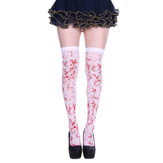 Длинные носки, аксессуары для костюмов ужасов, эластичные длинные носки для Хэллоуина, косплея, вечерние, для фестиваля