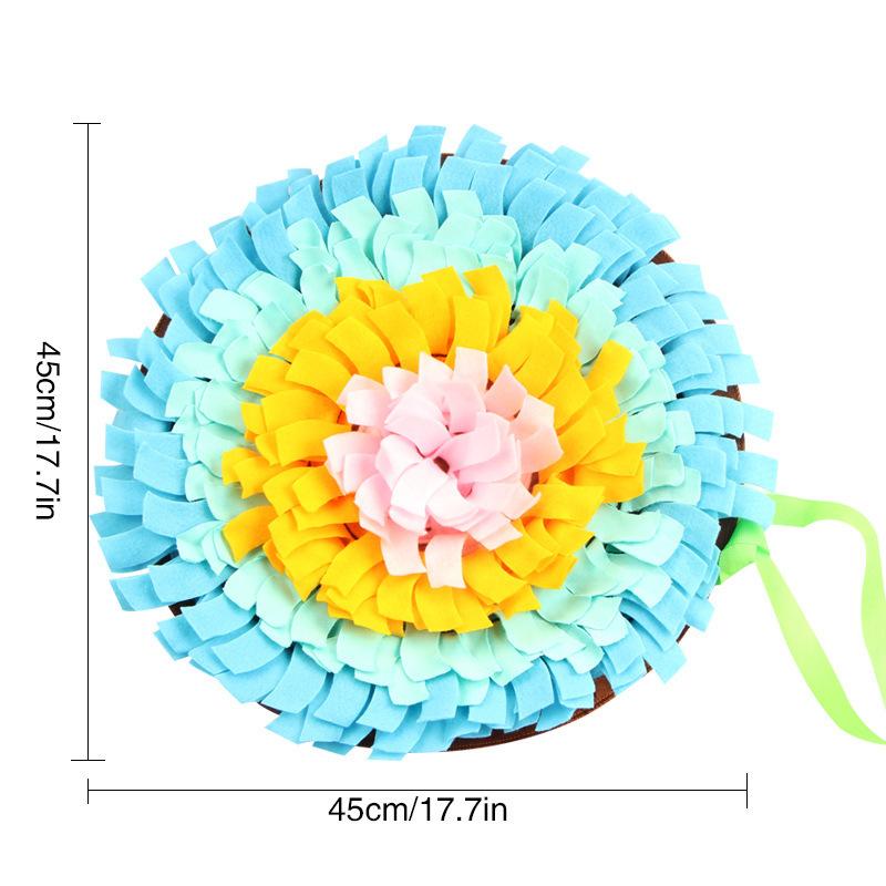 Коврик для собак, нюхательный коврик для домашних животных, коврик против удушья, одеяло для дрессировки кошек, собак, рабочая игрушка для носа, интеллектный коврик для замедления кормления домашних животных
