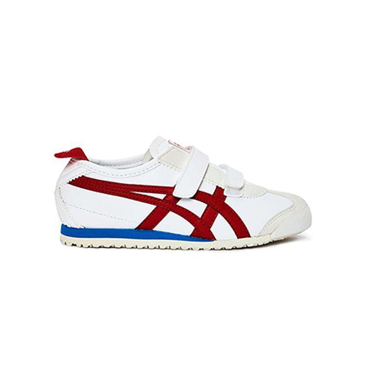 ONITSUKA TIGER Mexico 66 Baja PS Classic Red Kids Sneakers White 1184A055-100