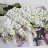 С Листьями Гиацинт Ротанг Длинный Стебель Шелковый Цветок 3D Дельфиниум Фото Реквизит